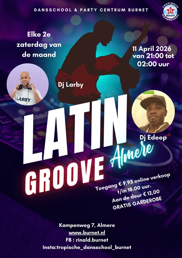 Latin Groove Almere Flyer