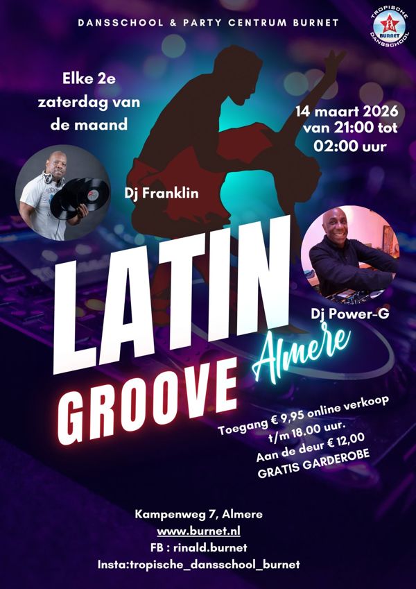 Latin Groove Almere Flyer