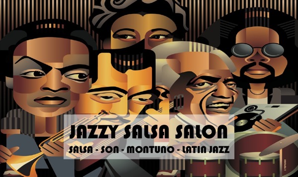 Jazzy Salsa Salon Flyer
