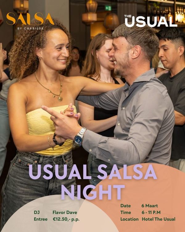 USUAL SALSA NIGHT- Salsa by Charissa Flyer