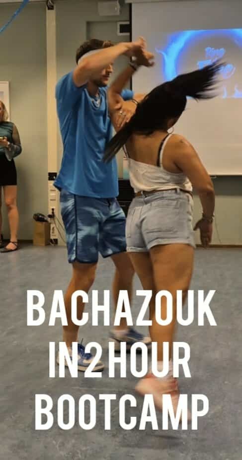 BachaZouk bootcamp FREE dinner drink Flyer