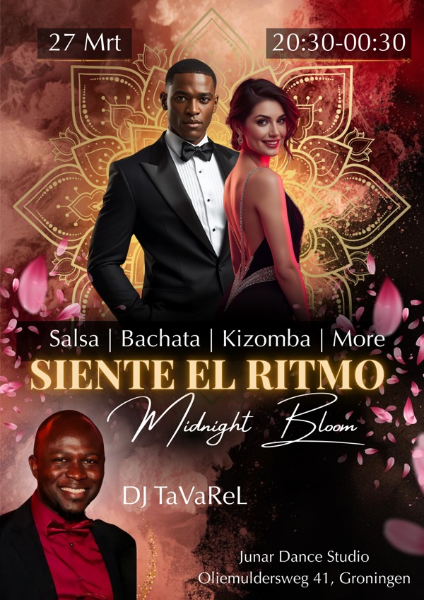 Siente el Ritmo- Midnight Bloom Flyer