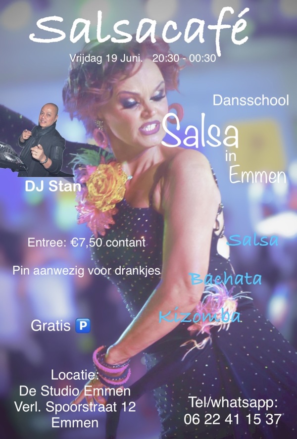 Salsacafe Emmen SaBaKiz party Flyer