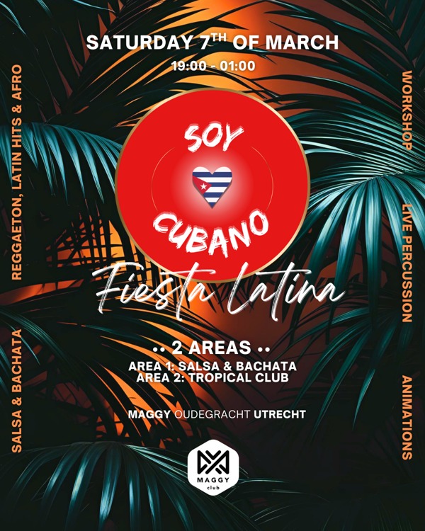 Soy Cubano | Latin Party (2 areas!) Flyer