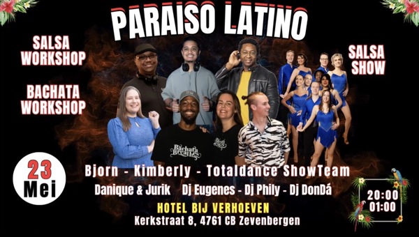 Paraíso Latino Flyer